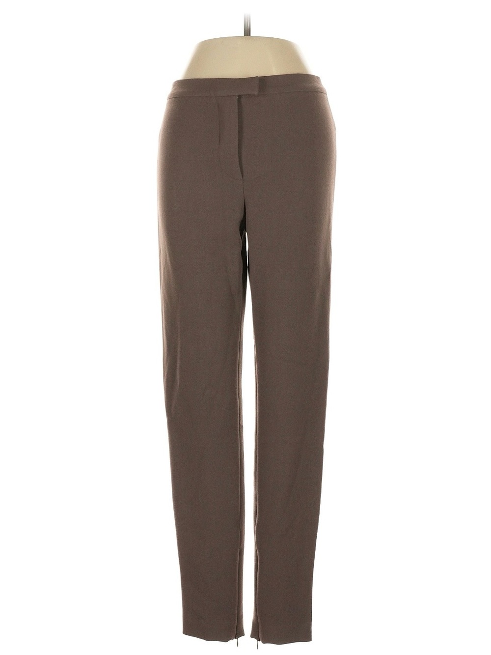 Jennifer Tattanelli Slim Straight Brown Ponte Pants for Women